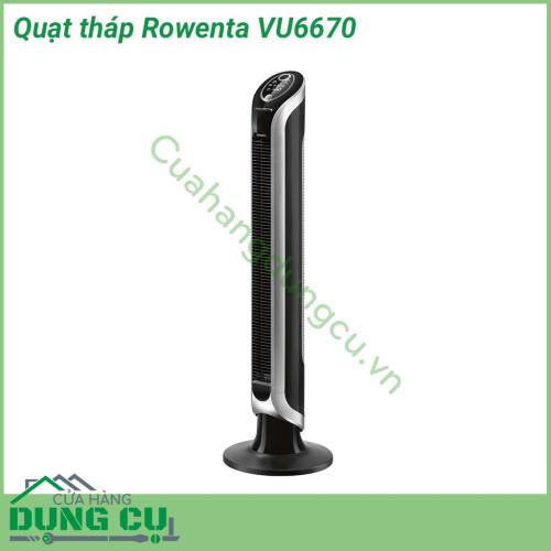 Quạt tháp Rowenta VU6670 giải pháp tối ưu cho tất cả cá băn khoăn của bạn. Quạt dùng cho phòng điều hoà, gió dịu mát, không bạt hơi rất phù hợp cho không gian phòng ngủ tạo độ mát dịu và ko gây ra tiếng ồn giúp có giấc ngủ ngon. 