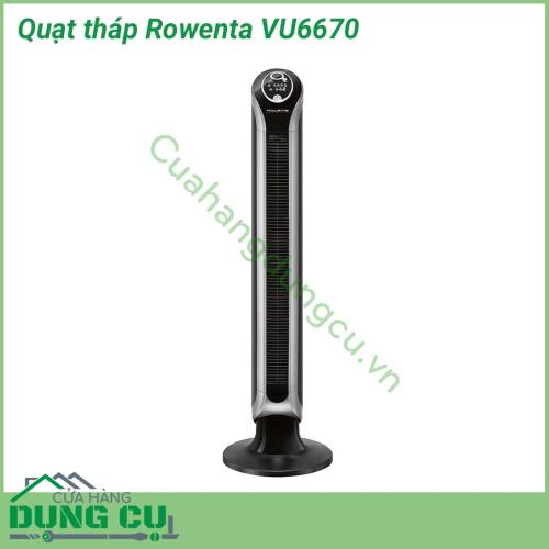 Quạt tháp Rowenta VU6670 giải pháp tối ưu cho tất cả cá băn khoăn của bạn. Quạt dùng cho phòng điều hoà, gió dịu mát, không bạt hơi rất phù hợp cho không gian phòng ngủ tạo độ mát dịu và ko gây ra tiếng ồn giúp có giấc ngủ ngon. 