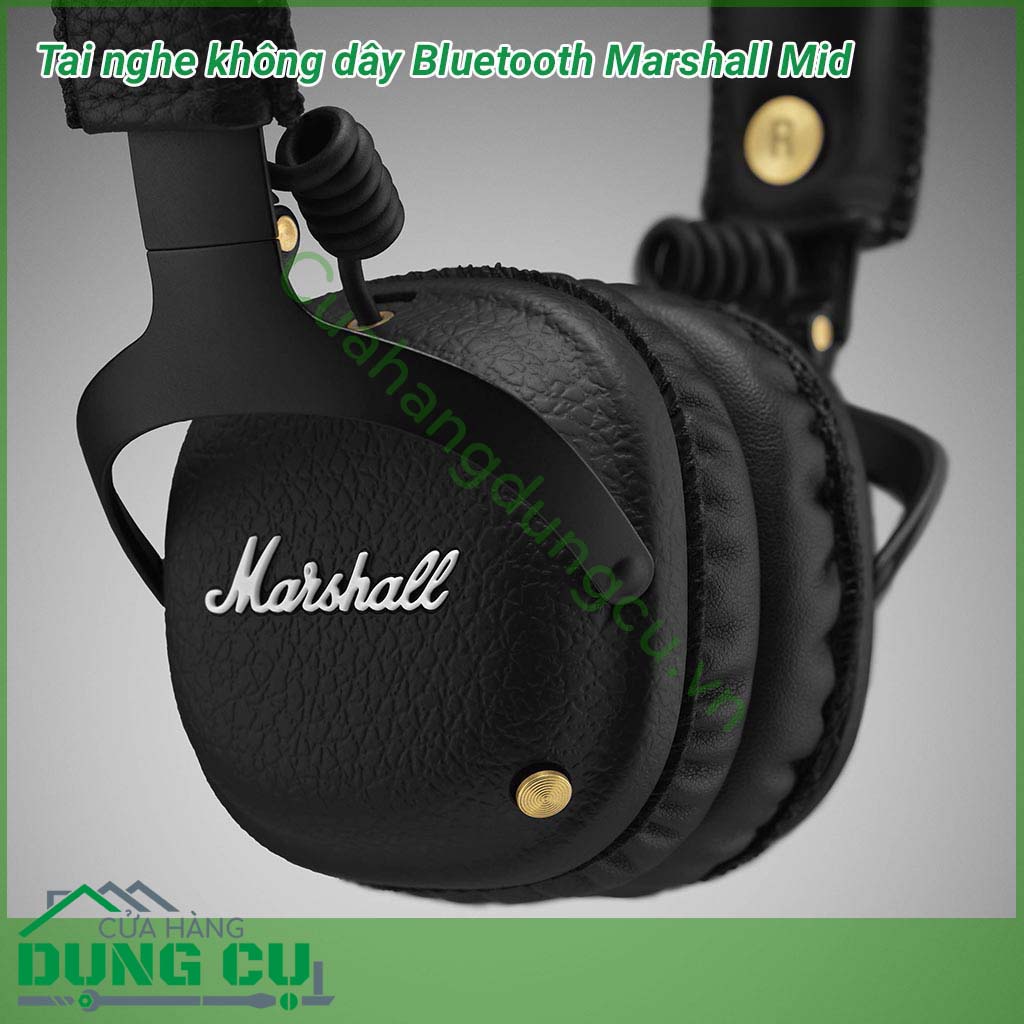 Tai nghe không dây bluetooth Marshall Mid cung cấp âm thanh vượt trội với hơn 30 giờ chơi trong một lần sạc. Trình drivers 40mm cho ra âm thanh mạnh mẽ, cân bằng rõ ràng với âm trầm vừa phải – hoàn hảo cho cả những người khó tính nhất.