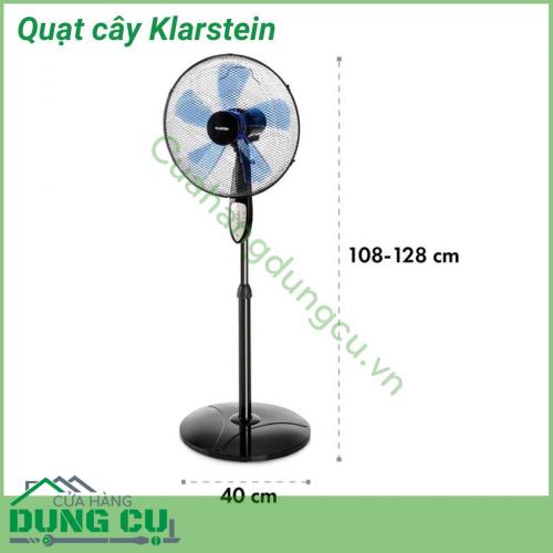 Quạt cây Klarstein mang gió tươi vào những ngày nóng và làm mát nhiệt độ quá nóng đến nhiệt độ làm việc thoải mái. Quạt cây được thiết kế thông minh, hoạt động êm ái, phần lưới quạt được thiết mắt xích nên vô cùng an toàn. 