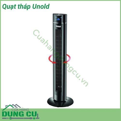 Quạt tháp Unold công suất 60W kiểu dáng hiện đại, chắc chắn, màu đen sang trọng, dễ sử dụng sẽ làm hài lòng tất cả những vị khách khó tính nhất. Giấc ngủ của bạn cũng như cuộc sống sẽ trở nên ý nghĩa hơn khi có quạt Unold trong không gian nhà bạn.