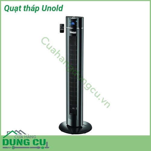 Quạt tháp Unold công suất 60W kiểu dáng hiện đại, chắc chắn, màu đen sang trọng, dễ sử dụng sẽ làm hài lòng tất cả những vị khách khó tính nhất. Giấc ngủ của bạn cũng như cuộc sống sẽ trở nên ý nghĩa hơn khi có quạt Unold trong không gian nhà bạn.