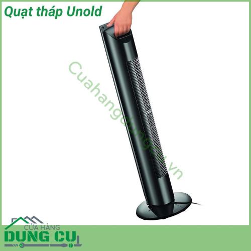 Quạt tháp Unold công suất 60W kiểu dáng hiện đại, chắc chắn, màu đen sang trọng, dễ sử dụng sẽ làm hài lòng tất cả những vị khách khó tính nhất. Giấc ngủ của bạn cũng như cuộc sống sẽ trở nên ý nghĩa hơn khi có quạt Unold trong không gian nhà bạn.