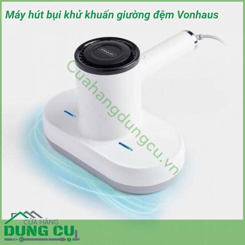 Máy hút bụi khử khuẩn giường đệm Vonhaus giúp ngôi nhà sạch sẽ, an toàn hơn. Với tia cực tím xuyên qua các bề mặt và loại bỏ các sinh vật có hại, cũng như máy khuấy rung mạnh để làm sạch mạt bụi và tất cả các chất bẩn sống trong nệm của bạn