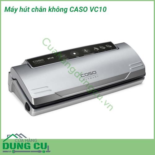 Máy hút chân không thực phẩm CASO VC10 bạn chỉ cần cho thực phẩm vào túi ni lông chuyên dụng và đặt vào máy thì hệ thống hút chân không của máy sẽ tự động thực hiện các công việc còn lại cho bạn một cách nhanh chóng và dễ dàng.