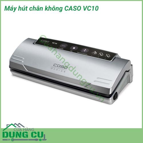 Máy hút chân không thực phẩm CASO VC10 bạn chỉ cần cho thực phẩm vào túi ni lông chuyên dụng và đặt vào máy thì hệ thống hút chân không của máy sẽ tự động thực hiện các công việc còn lại cho bạn một cách nhanh chóng và dễ dàng.