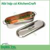 Nồi hấp cá Kitchen Craft được làm bằng chất liệu thép Cromagran không gỉ cao cấp, dầy dặn, bóng đẹp. Chúng ta có thể bày biện luôn thực phẩm ngay trên bàn ăn (sau khi hấp xong) mà không cần phải đặt cá lên đĩa