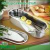 Nồi hấp cá Kitchen Craft được làm bằng chất liệu thép Cromagran không gỉ cao cấp, dầy dặn, bóng đẹp. Chúng ta có thể bày biện luôn thực phẩm ngay trên bàn ăn (sau khi hấp xong) mà không cần phải đặt cá lên đĩa