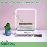 Đèn led - Loa bluetooth - Sạc không dây 3 in 1