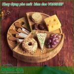 Khay đựng pho mát gấp gọn kèm dao chuyên dụng Vonshef