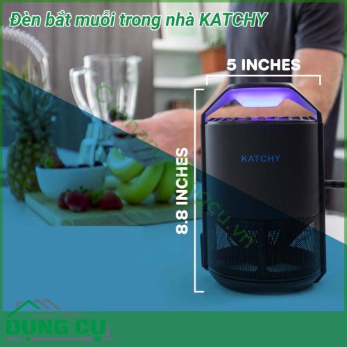 Đèn bắt muỗi Katchy thiết bị sử dụng ánh sáng để thu hút sự chú ý của muỗi nhằm tiêu diệt chúng khi bay vào đèn. Tiêu diệt muỗi không sử dụng nhưng không thải ra những hóa chất nhằm đảm bảo được sự an toàn cho sức khỏe và không gian sử dụng. 