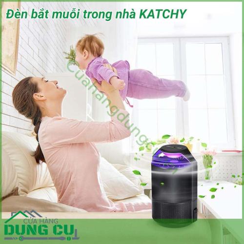 Đèn bắt muỗi Katchy thiết bị sử dụng ánh sáng để thu hút sự chú ý của muỗi nhằm tiêu diệt chúng khi bay vào đèn. Tiêu diệt muỗi không sử dụng nhưng không thải ra những hóa chất nhằm đảm bảo được sự an toàn cho sức khỏe và không gian sử dụng. 