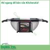 Rổ ngang để bồn rửa KitchenAid sản phẩm hoàn hảo để lọc trái cây, rau củ, mì ống nấu chín và hơn thế nữa. Đây là chiếc rổ cực kỳ hữu dụng cho các gia đình, thanh ngang có thể kéo dài tay cầm để đặt ngáng trên bồn rửa, giúp dễ dàng rửa