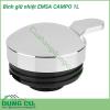 Bình giữ nhiệt EMSA CAMPO 1L chất liệu cao cấp bóng đẹp và rất bền, lõi giữ nhiệt bằng thủy tinh có khả năng giữ nóng 12h, giữ lạnh 24h, sản phẩm thích hợp để đựng nước nóng, hãm trà, các loại nước lá….