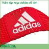 Thảm tập Yoga Adidas đỏ đen được làm từ chất liệu cao su NBR cao cấp, cực êm và bề mặt chống trơn trượt cực tốt. Thảm có độ dày 1cm giúp bảo vệ tay, đầu gối và các bộ phận trên cơ thể do đó bạn không cần phải lo lắng bị tổn thương khi tập luyện Yoga.