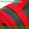 Thảm tập Yoga Adidas đỏ đen được làm từ chất liệu cao su NBR cao cấp, cực êm và bề mặt chống trơn trượt cực tốt. Thảm có độ dày 1cm giúp bảo vệ tay, đầu gối và các bộ phận trên cơ thể do đó bạn không cần phải lo lắng bị tổn thương khi tập luyện Yoga.