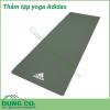 Thảm tập yoga Adidas siêu đẹp chính hãng được làm từ chất liệu cao su cao cấp, cực êm, bề mặt chống trơn trượt cực tốt. Thảm có độ dày 8mm giúp bảo vệ tay, đầu gối và các bộ phận trên cơ thể, bạn không cần phải lo lắng bị tổn thương khi tập luyện Yoga.