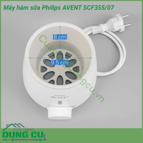 Máy hâm sữa Philips AVENT SCF355/07 giải pháp tuyệt vời giúp đảm bảo dinh dưỡng cho bữa ăn của bé, giúp các mẹ chủ động hâm sữa một cách nhanh chóng mà không phải đợi lâu