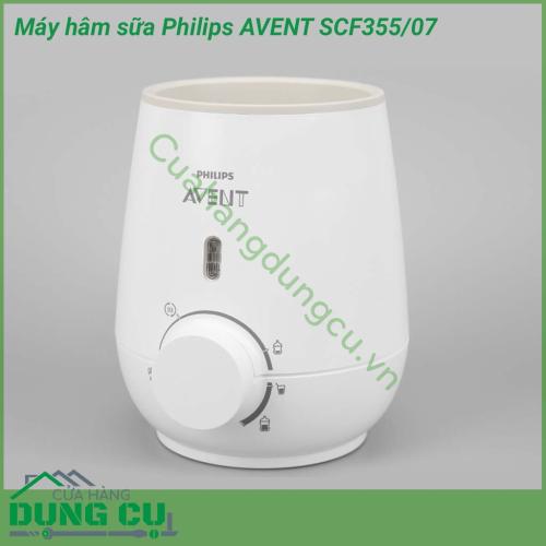 Máy hâm sữa Philips AVENT SCF355/07 giải pháp tuyệt vời giúp đảm bảo dinh dưỡng cho bữa ăn của bé, giúp các mẹ chủ động hâm sữa một cách nhanh chóng mà không phải đợi lâu