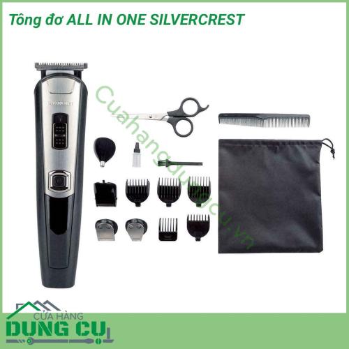 Tông đơ ALL IN ONE SILVERCREST sự lựa chọn hoàn hảo cho ria mép, lông mày hoặc tóc mai của bạn.