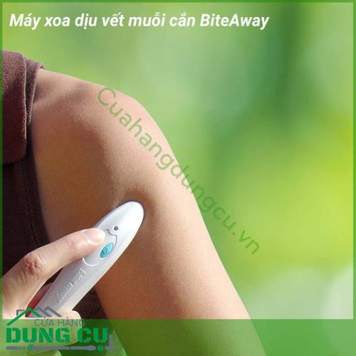 Máy xoa dịu vết muỗi cắn BiteAway sẽ giúp bạn xử lí những vết cắn từ muỗi và vết cắn của côn trùng, làm giảm đau tức thì đồng thời cũng giảm bớt tình trạng nhức và ngứa.