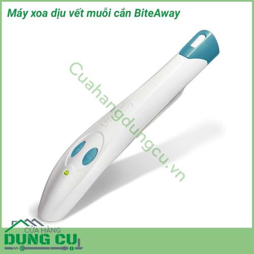 Máy xoa dịu vết muỗi cắn BiteAway sẽ giúp bạn xử lí những vết cắn từ muỗi và vết cắn của côn trùng, làm giảm đau tức thì đồng thời cũng giảm bớt tình trạng nhức và ngứa.