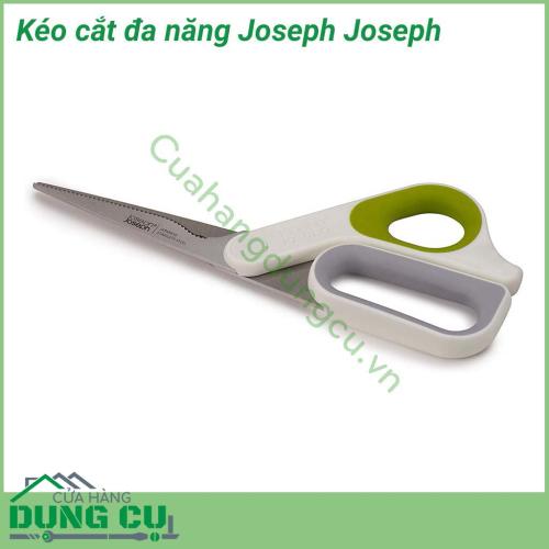 Kéo đa năng nhà bếp Joseph Joseph thiết kế với nhiều công dụng trong 1 cây kéo cho bạn cảm giác làm bếp thật tiện lợi và đơn giản không cần nhiều công cụ mà vẫn làm được thật nhiều việc với chỉ 1 cây kéo.