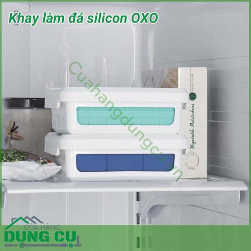 Khay làm đá silicon OXO chất lượng cao cấp, dễ dàng thao tác lấy đá, dễ vệ sinh. Một lựa chọn không thể bỏ qua cho mỗi gia đình