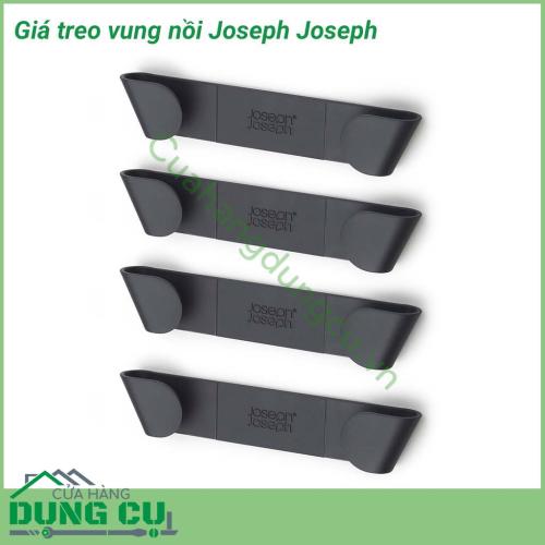 Giá để vung nồi gắn tường Joseph Joseph giúp cho việc cất giữ xoong nồi gọn gàng và sang trọng, dễ dùng hơn!