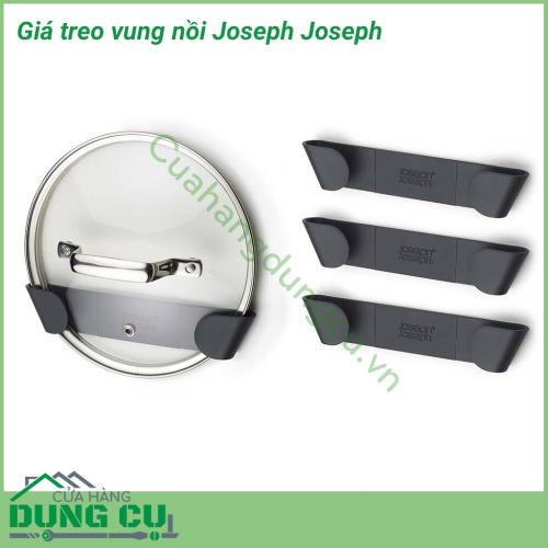 Giá để vung nồi gắn tường Joseph Joseph giúp cho việc cất giữ xoong nồi gọn gàng và sang trọng, dễ dùng hơn!