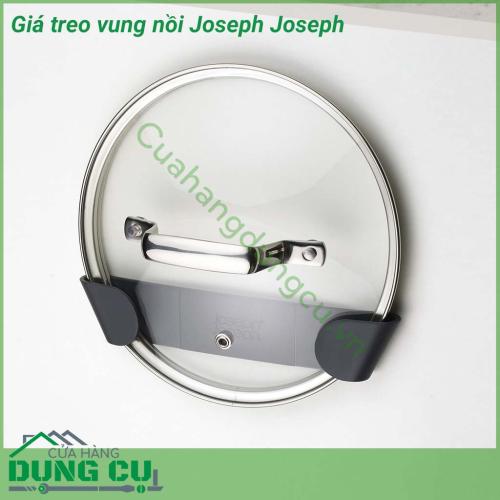 Giá để vung nồi gắn tường Joseph Joseph giúp cho việc cất giữ xoong nồi gọn gàng và sang trọng, dễ dùng hơn!