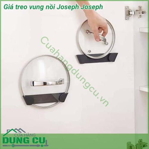 Giá để vung nồi gắn tường Joseph Joseph giúp cho việc cất giữ xoong nồi gọn gàng và sang trọng, dễ dùng hơn!