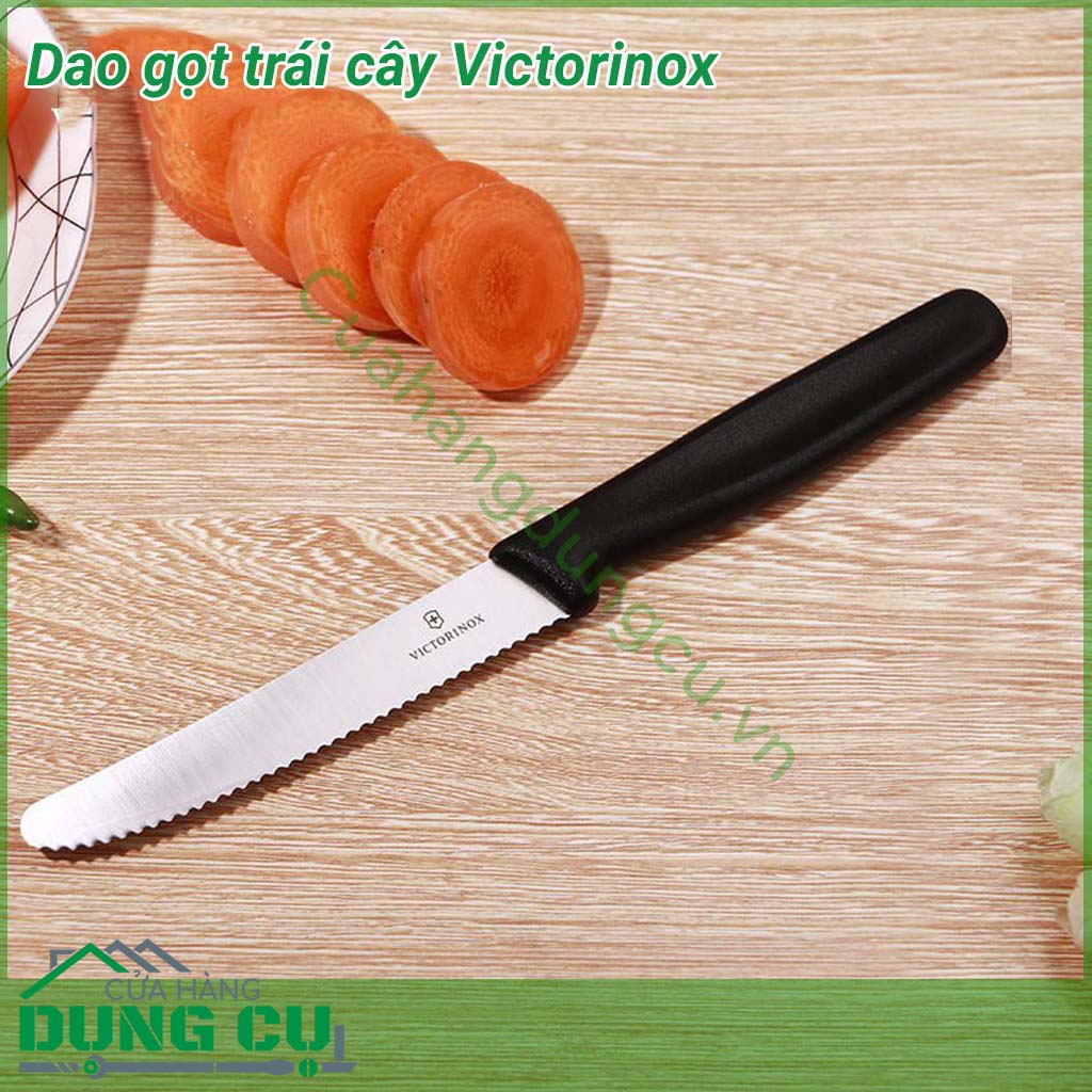 Dao gọt hoa quả Victorinox chuyên dùng để gọt hoa quả, là sản phẩm được nhiều người lựa chọn sử dụng trong gia đình. Set dao rất tiện trong chế biến thái đồ - mua 1 lần dùng mãi mãi.