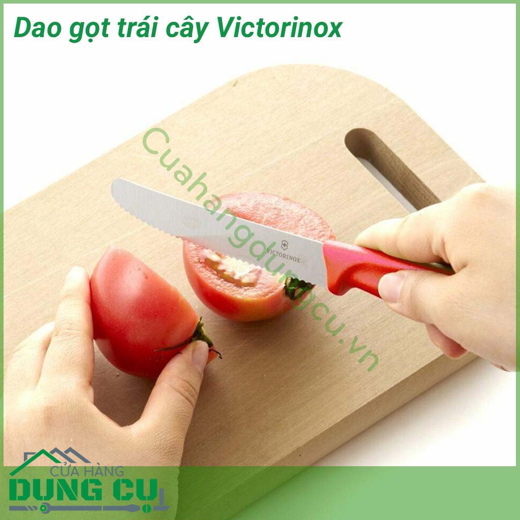 Dao gọt hoa quả Victorinox chuyên dùng để gọt hoa quả, là sản phẩm được nhiều người lựa chọn sử dụng trong gia đình. Set dao rất tiện trong chế biến thái đồ - mua 1 lần dùng mãi mãi.