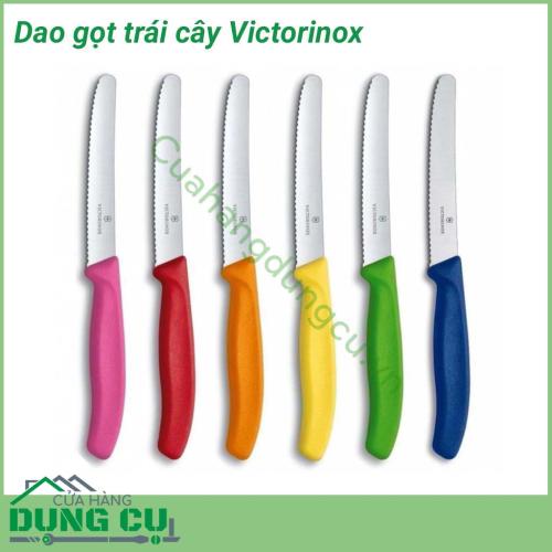 Dao gọt hoa quả Victorinox chuyên dùng để gọt hoa quả, là sản phẩm được nhiều người lựa chọn sử dụng trong gia đình. Set dao rất tiện trong chế biến thái đồ - mua 1 lần dùng mãi mãi.