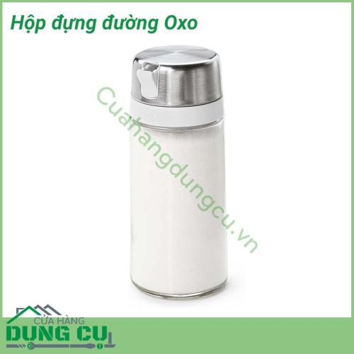 Hộp đựng đường Oxo kiểu đáng đẹp, cứng cáp. Chất liệu cao cấp chắc chắn, dễ vệ sinh, lau chùi khi bị bám bẩn. Sản phẩm không tương tác hóa học với thực phẩm, đảm bảo an toàn khi sử dụng.   