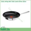 Chảo chống dính Tefal Jamie Oliver 28cm với lớp chống dính là đá khoáng + titanium đúc cùng inox, giúp lớp chống dính siêu cứng và bền vĩnh cửu. Vật liệu an toàn tuyệt đối cho sức khỏe người sử dụng.