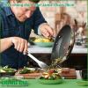 Chảo chống dính Tefal Jamie Oliver 28cm với lớp chống dính là đá khoáng + titanium đúc cùng inox, giúp lớp chống dính siêu cứng và bền vĩnh cửu. Vật liệu an toàn tuyệt đối cho sức khỏe người sử dụng.