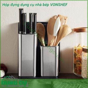 Hộp đựng dụng cụ nhà bếp thông minh Vonshef