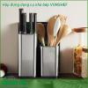 Hộp đựng dụng cụ nhà bếp thông minh Vonshef được tặng kèm 1 thớt nghiêng có viền nhựa cao cấp. Hộp đựng dụng cụ nhà bếp thông minh sự lựa chọn hoàn hảo cho những căn bếp nhỏ, các chị thích sự tiện lợi và ngăn nắp.
