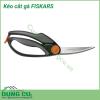 Kéo cắt gà FISKARS cắt xương gà nhẹ nhàng như cắt giấy. Không tốn nhiều sức lực. Tiết kiệm thời gian chặt gà. Thay vì mất hơn 30p thì nay chỉ còn 5p Miếng gà đều và đẹp hơn.