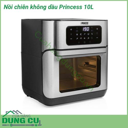 Nồi chiên không dầu Princess 10L giúp cho việc chiên rán không những nhanh gọn hơn, tiết kiệm thời gian hơn mà còn tốt hơn cho sức khỏe.