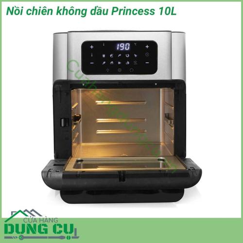 Nồi chiên không dầu Princess 10L giúp cho việc chiên rán không những nhanh gọn hơn, tiết kiệm thời gian hơn mà còn tốt hơn cho sức khỏe.