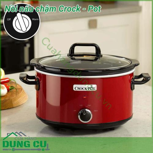 Nồi nấu chậm Crock-Pot hoàn hảo cho các món ăn ngon, thịt lợn mọng nước, bánh pudding sô cô la béo ngậy và nhiều hơn nữa. Với một số bước chuẩn bị nhanh chóng, Crock-Pot sẽ nấu món ăn của bạn trở nên hoàn hảo, để bạn tiếp tục ngày mới.