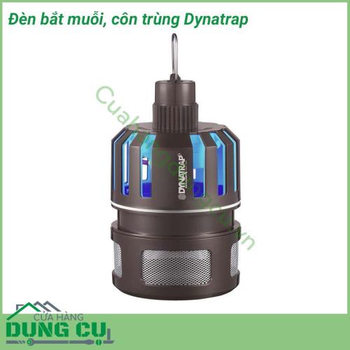 Đèn bắt muỗi, côn trùng Dynatrap sử dụng tia UV 365nm tạo ra ánh sáng ấm áp để thu hút muỗi, côn trùng về phía nó và quạt hút chân không hút côn trùng vào lồng giữ nơi chúng mất nước và chết