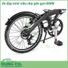 Xe đạp mini siêu nhẹ gấp gọn BMW kết hợp giữa sự thoải mái và phong cách. Kết cấu khung nhôm nhẹ, bộ chuyển động Shimano Acera 8 tốc độ. Nó có thể được gấp lại trong vài giây để vừa cốp xe ô tô và dễ dàng vận chuyển hoặc cất giữ.