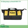 Túi đựng đồ nghề Dewalt N501179 thiết kế 1 ngăn lớn giúp bạn thoải mái đựng đồ nghề trong đó. Túi đựng chống nước mưa, có dây đeo tăng giảm chiều dài khi đeo, chất liệu vải chắc chắn có thể chịu tải trọng.