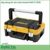 Hộp đựng đồ sửa chữa Dewalt DWST17808 được làm từ chất liệu nhựa cao cấp chống va đập và chịu lực tốt. Phần tay cầm được thiết kế rất đa dạng và tiện dụng giúp xách di chuyển dễ dàng .Thùng được trang bị kẹp sắt chắc chắn giúp không rơi đồ ở mọi tư thế.