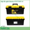 Hộp đồ nghề đa năng Stanley STST73691-8 làm từ chất liệu nhựa cao cấp, theo tiêu chuẩn của châu Âu nên đảm bảo độ bền và chịu lực tốt, cho thời gian sử dụng lâu dài. Ngoài ra, chất liệu này còn tạo cho chiếc hộp có trọng lượng nhẹ, dễ di chuyển.