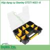 Hộp đựng đồ nghề Stanley STST14021-8 được làm từ chất liệu nhựa cao cấp, dẻo dai có khả năng chịu được va đập tốt. Thiết kế nắp đặt biệt với 2 khóa 2 bên và 2 khóa phía trước giúp phần nắp cực kỳ chắc chắn và chống xáo trộn tuyệt đối.